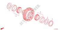 DIFFERENTIAL(DIESEL) für Honda ACCORD 2.2 ES 4 Türen 6 gang-Schaltgetriebe 2012