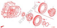 DIFFERENTIAL für Honda ACCORD 2.4 EXECUTIVE 4 Türen 6 gang-Schaltgetriebe 2012