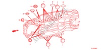 GUMMITUELLE(UNTEN) für Honda ACCORD 2.2 S 4 Türen 5 gang automatikgetriebe 2012