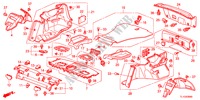 HINTERE ABLAGE/SEITENVERKLEIDUNG für Honda ACCORD 2.4 EXECUTIVE 4 Türen 6 gang-Schaltgetriebe 2012