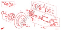 HINTERRADBREMSE(2) für Honda ACCORD 2.2 EXECUTIVE-H 4 Türen 6 gang-Schaltgetriebe 2012