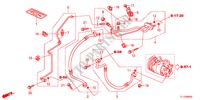 KLIMAANLAGE(SCHLAEUCHE/LEITUNGEN)(2.4L)(LH) für Honda ACCORD 2.4 S 4 Türen 5 gang automatikgetriebe 2012