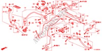 KLIMAANLAGE(SCHLAEUCHE/LEITUNGEN)(DIESEL)(LH) für Honda ACCORD 2.2 EXECUTIVE 4 Türen 6 gang-Schaltgetriebe 2012