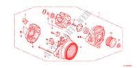 LICHTMASCHINE(DENSO)(2.0L) für Honda ACCORD 2.0 S 4 Türen 5 gang automatikgetriebe 2012