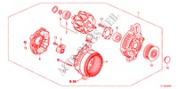 LICHTMASCHINE(DENSO)(DIESEL) für Honda ACCORD 2.2 S-H 4 Türen 6 gang-Schaltgetriebe 2012