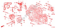 LICHTMASCHINENHALTERUNG/SPANNVORRICHTUNG(2.0L) für Honda ACCORD 2.0 EXECUTIVE 4 Türen 5 gang automatikgetriebe 2012