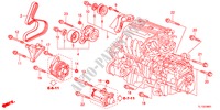 MOTORHALTERUNG(2.4L) für Honda ACCORD 2.4 EXECUTIVE 4 Türen 6 gang-Schaltgetriebe 2012