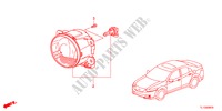 NEBELSCHEINWERFER für Honda ACCORD 2.4 EXECUTIVE 4 Türen 6 gang-Schaltgetriebe 2012