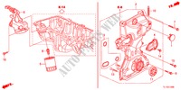 OELPUMPE(2.0L) für Honda ACCORD 2.0 EXECUTIVE 4 Türen 6 gang-Schaltgetriebe 2012