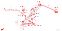 STABILISATOR, VORNE/UNTERER ARM, VORNE für Honda ACCORD 2.2 S 4 Türen 5 gang automatikgetriebe 2012