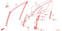 VORDERE TUERSCHEIBE/REGLER für Honda ACCORD 2.2 ELEGANCE 4 Türen 6 gang-Schaltgetriebe 2012