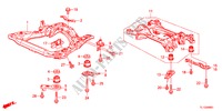 VORDERER HILFSRAHMEN/HINTERER TRAEGER(DIESEL) für Honda ACCORD 2.2 S 4 Türen 5 gang automatikgetriebe 2012