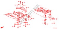 VORDERER HILFSRAHMEN/HINTERER TRAEGER für Honda ACCORD 2.4 EXECUTIVE 4 Türen 6 gang-Schaltgetriebe 2012
