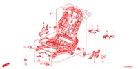 VORNE SITZKOMPONENTEN(L.)(MANUELLE SCHALTUNG,SITZ) für Honda ACCORD 2.2 S-H 4 Türen 6 gang-Schaltgetriebe 2012