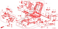 VORNE SITZKOMPONENTEN(L.)(VOLLE LEISTUNG, SITZ)(2) für Honda ACCORD 2.2 TYPE S-H 4 Türen 6 gang-Schaltgetriebe 2012