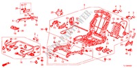 VORNE SITZKOMPONENTEN(R.)(VOLLE LEISTUNG, SITZ) für Honda ACCORD 2.2 EXECUTIVE 4 Türen 5 gang automatikgetriebe 2012