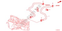 WASSERSCHLAUCH(2.4L)(LH) für Honda ACCORD 2.4 TYPE S 4 Türen 6 gang-Schaltgetriebe 2012