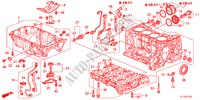 ZYLINDERBLOCK/OELWANNE(2.4L) für Honda ACCORD 2.4 EXECUTIVE 4 Türen 6 gang-Schaltgetriebe 2012