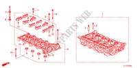 ZYLINDERKOPF(DIESEL) für Honda ACCORD 2.2 EXECUTIVE 4 Türen 6 gang-Schaltgetriebe 2012