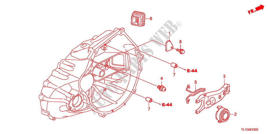 KUPPLUNGSFREIGABE(DIESEL) für Honda ACCORD 2.2 S 4 Türen 6 gang-Schaltgetriebe 2012