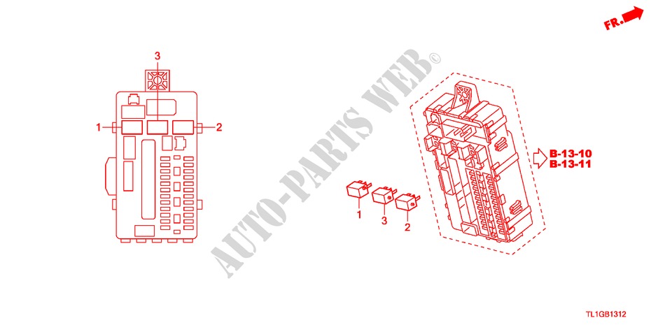 STEUERGERAT(KABINE)(2) für Honda ACCORD 2.2 S 4 Türen 6 gang-Schaltgetriebe 2012