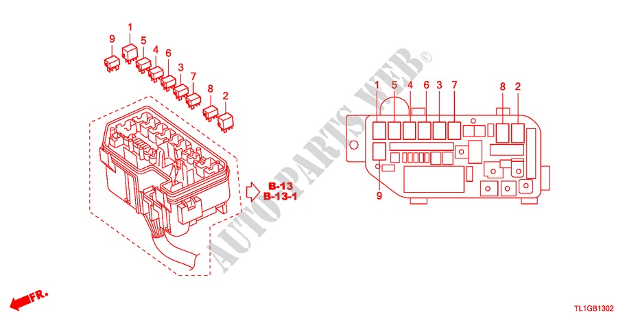 STEUERGERAT(MOTORRAUM)(2) für Honda ACCORD 2.2 S 4 Türen 6 gang-Schaltgetriebe 2012