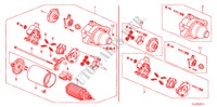 ANLASSER(MITSUBA) (2.4L) für Honda ACCORD TOURER 2.4 EX 5 Türen 6 gang-Schaltgetriebe 2009