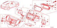 AUDIOEINHEIT für Honda ACCORD TOURER 2.0 ELEGANCE 5 Türen 6 gang-Schaltgetriebe 2009