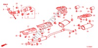 AUSPUFFROHR(2.4L) für Honda ACCORD TOURER 2.4 EX 5 Türen 6 gang-Schaltgetriebe 2009