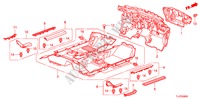BODENMATTE für Honda ACCORD TOURER 2.0 ES 5 Türen 6 gang-Schaltgetriebe 2009