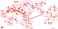 BREMSLEITUNGEN(VSA) (DIESEL) (LH) für Honda ACCORD TOURER 2.2 EXECUTIVE 5 Türen 5 gang automatikgetriebe 2009