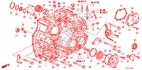 GETRIEBEGEHAEUSE (DIESEL) für Honda ACCORD TOURER 2.2 S 5 Türen 5 gang automatikgetriebe 2009