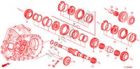 HAUPTWELLE für Honda ACCORD TOURER 2.4 S 5 Türen 6 gang-Schaltgetriebe 2009