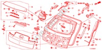 HECKKLAPPE(STROM) für Honda ACCORD TOURER 2.4 EX 5 Türen 6 gang-Schaltgetriebe 2009