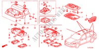 INNENLEUCHTE(1) für Honda ACCORD TOURER 2.0 ELEGANCE 5 Türen 6 gang-Schaltgetriebe 2009