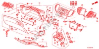 INSTRUMENTENBRETT(BEIFAHRERSEITE) (RH) für Honda ACCORD TOURER 2.2 S 5 Türen 6 gang-Schaltgetriebe 2009