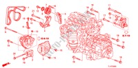 LICHTMASCHINENHALTERUNG/ SPANNVORRICHTUNG(2.0L) für Honda ACCORD TOURER 2.0 S 5 Türen 5 gang automatikgetriebe 2009