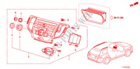 MITTLERES MODUL (NAVIGATION) für Honda ACCORD TOURER 2.0 EXECUTIVE 5 Türen 6 gang-Schaltgetriebe 2009