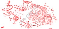 MOTORHALTERUNG (2.4L) für Honda ACCORD TOURER 2.4 EX 5 Türen 5 gang automatikgetriebe 2009