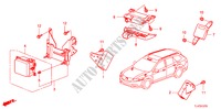 RADAR/LKAS für Honda ACCORD TOURER 2.2 EX-GT 5 Türen 6 gang-Schaltgetriebe 2009