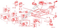 SCHALTER(RH) für Honda ACCORD TOURER 2.2 EX 5 Türen 5 gang automatikgetriebe 2009