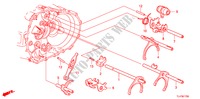 SCHALTGABEL(DIESEL) für Honda ACCORD TOURER 2.2 EX 5 Türen 6 gang-Schaltgetriebe 2009