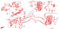 TUERSCHLOESSER, HINTEN/ AEUSSERER GRIFF für Honda ACCORD TOURER 2.2 EX-GT 5 Türen 5 gang automatikgetriebe 2009