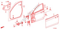 TUERTAFELN, VORNE für Honda ACCORD TOURER 2.0 COMFORT 5 Türen 5 gang automatikgetriebe 2009