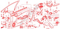 TUERVERKLEIDUNG, VORNE(RH) für Honda ACCORD TOURER 2.4 EX 5 Türen 5 gang automatikgetriebe 2009