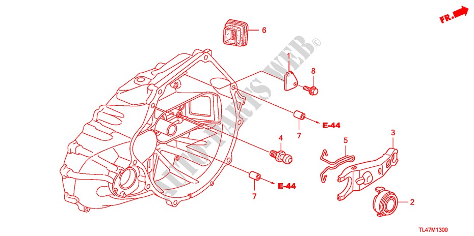 KUPPLUNGSFREIGABE(DIESEL) für Honda ACCORD TOURER 2.2 ES-GT 5 Türen 6 gang-Schaltgetriebe 2009