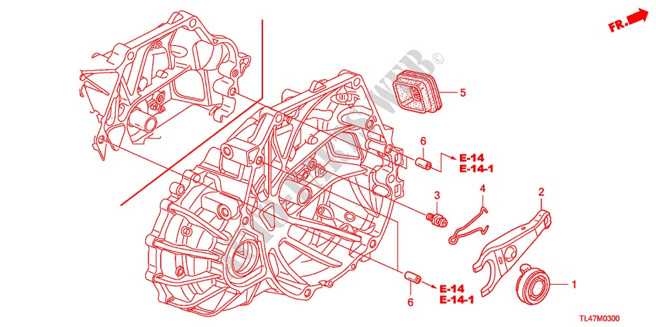 KUPPLUNGSFREIGABE für Honda ACCORD TOURER 2.0 ES 5 Türen 6 gang-Schaltgetriebe 2009