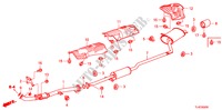 AUSPUFFROHR(2.0L) für Honda ACCORD TOURER 2.0 ELEGANCE 5 Türen 6 gang-Schaltgetriebe 2011