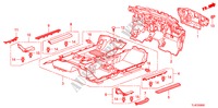 BODENMATTE für Honda ACCORD TOURER 2.4 TYPE S 5 Türen 6 gang-Schaltgetriebe 2011