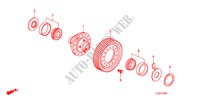 DIFFERENTIAL(DIESEL) für Honda ACCORD TOURER 2.2 EXECUTIVE 5 Türen 5 gang automatikgetriebe 2011